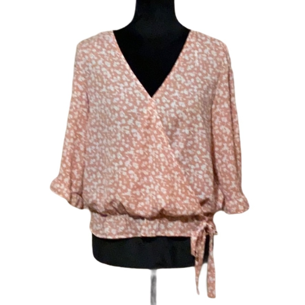 Sienna Sky dust rose blouse size Medium NWT